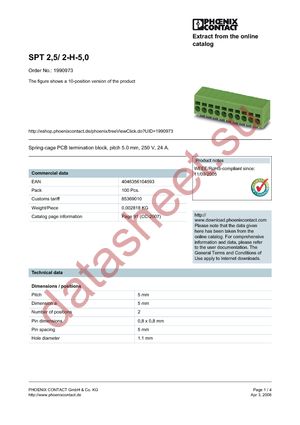 1990973 datasheet  